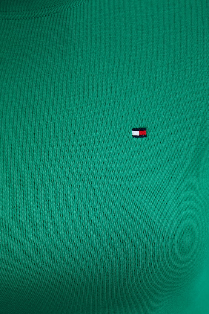 Tommy Hilfiger tričko dámske bavlnené WW0WW40587. zelená