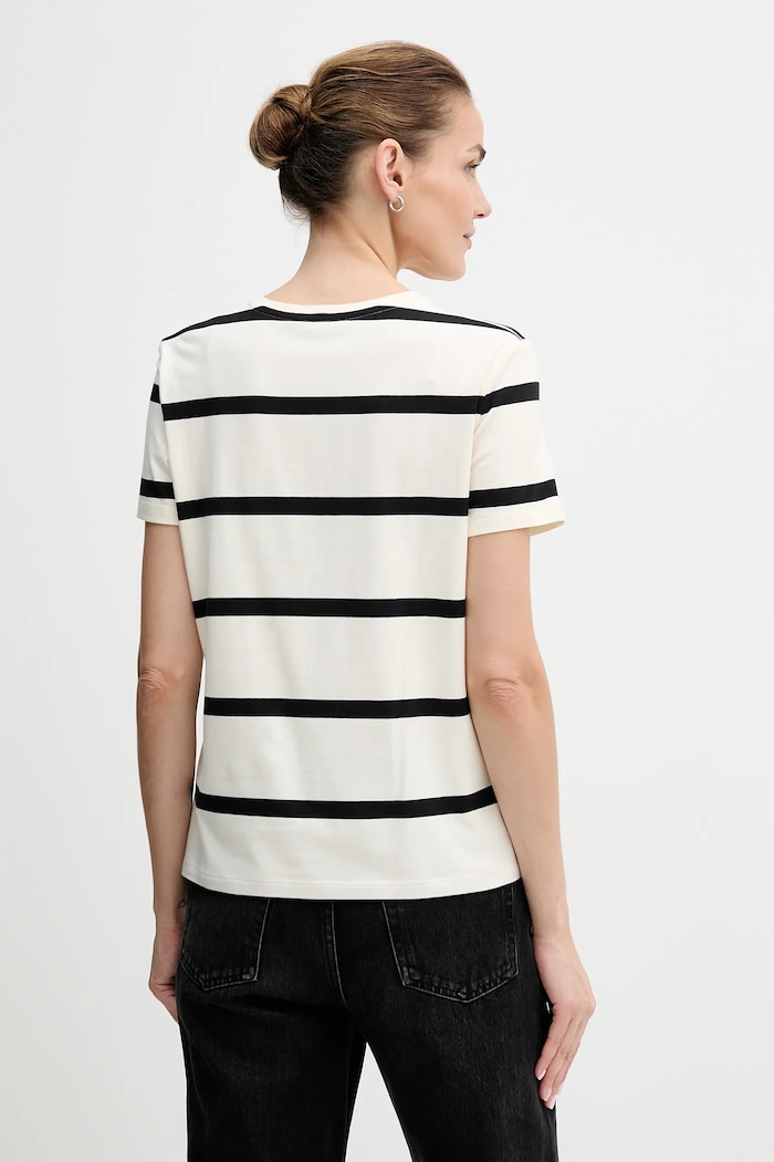 Îmbrăcăminte Tommy Hilfiger tricou WW0WW47809 bej