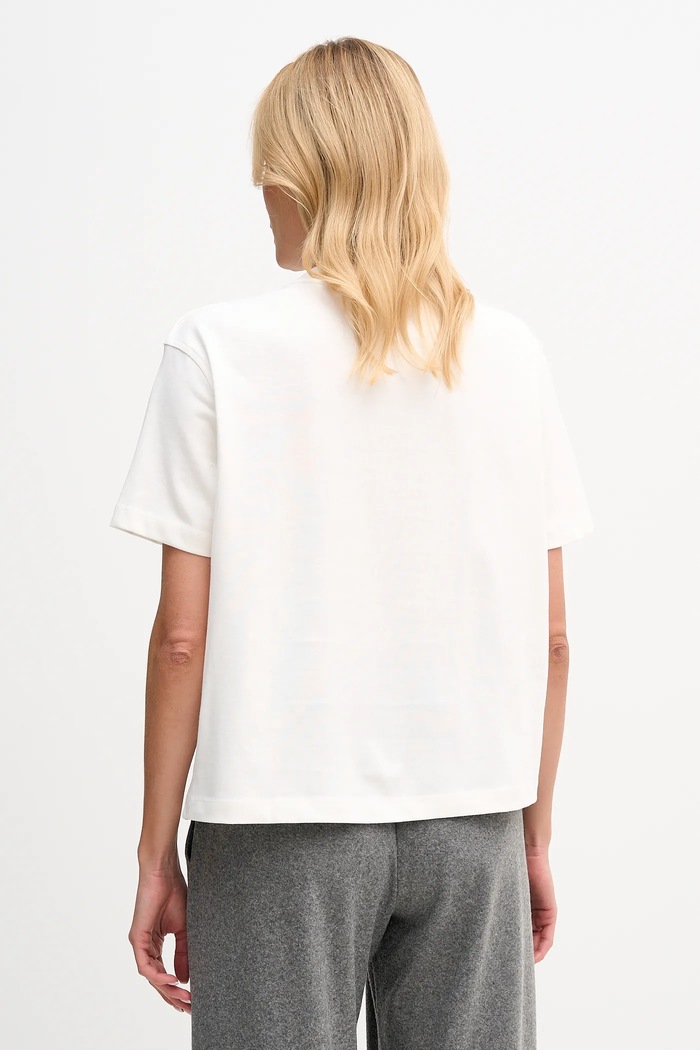 Îmbrăcăminte Tommy Hilfiger tricou din bumbac WW0WW47819 bej