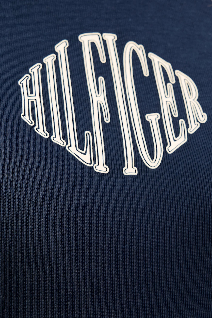 Bavlnené tričko Tommy Hilfiger WW0WW47881 tmavomodrá