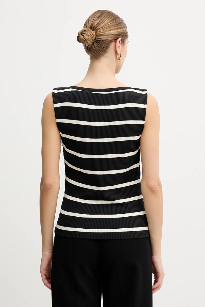 Odzież Tommy Hilfiger top damski WW0WW47807 czarny