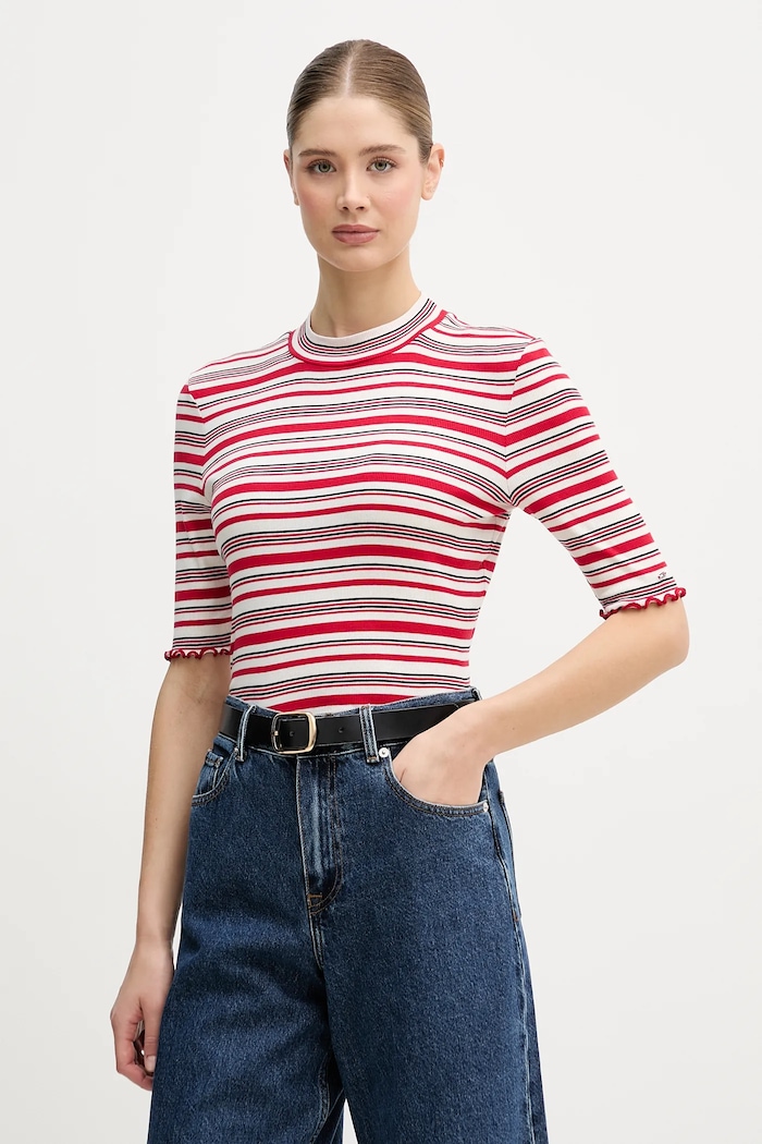 Majica kratkih rukava Tommy Hilfiger regular crvena WW0WW47815