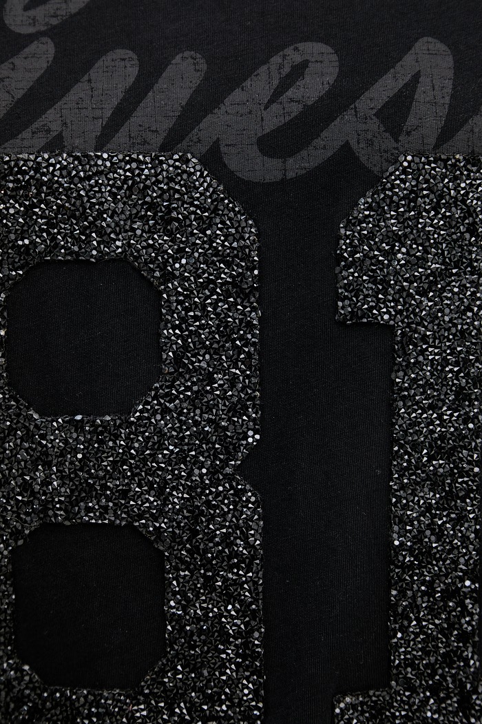 Guess oversize tričko dámske bavlnené W6RI12.K9RM1 čierna