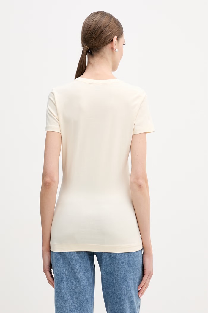 Oblečení Tričko Guess LEO W6RI32.J1314 béžová
