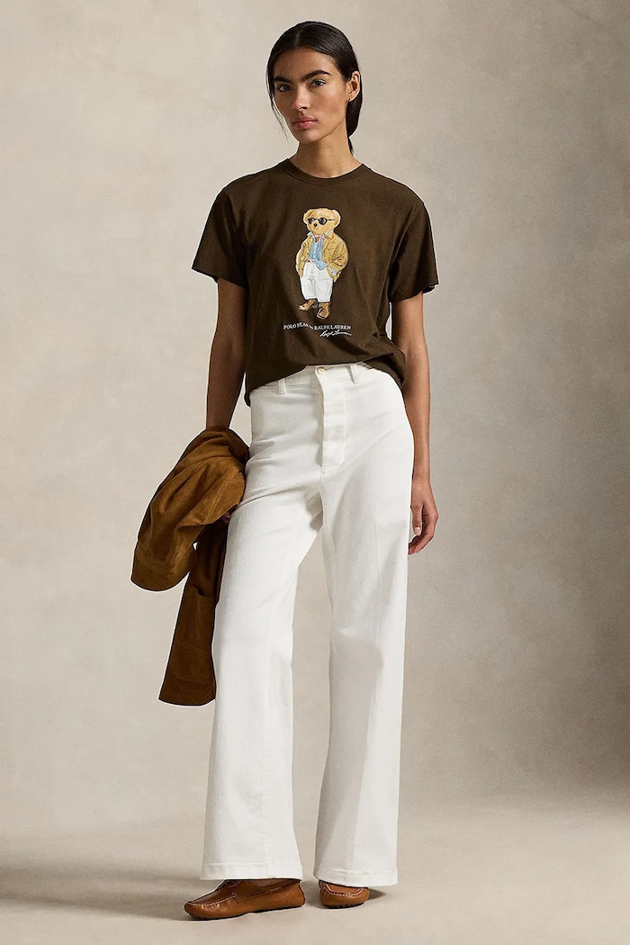 Odjeća Pamučna majica Polo Ralph Lauren 211A96599 smeđa