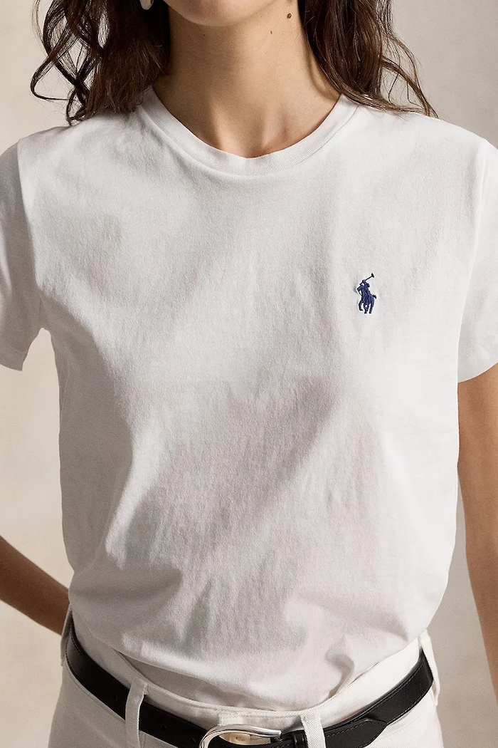 Polo Ralph Lauren тениска дамска памучна бял 211B14605