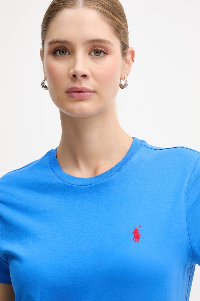 Polo Ralph Lauren тениска дамска памучна син 211B14605