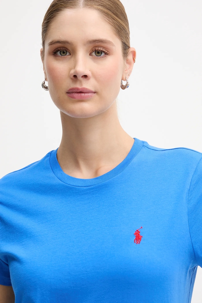 Polo Ralph Lauren тениска дамска памучна син 211B14605