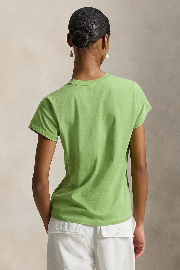 Polo Ralph Lauren tričko dámske bavlnené 211B14605 zelená SS26