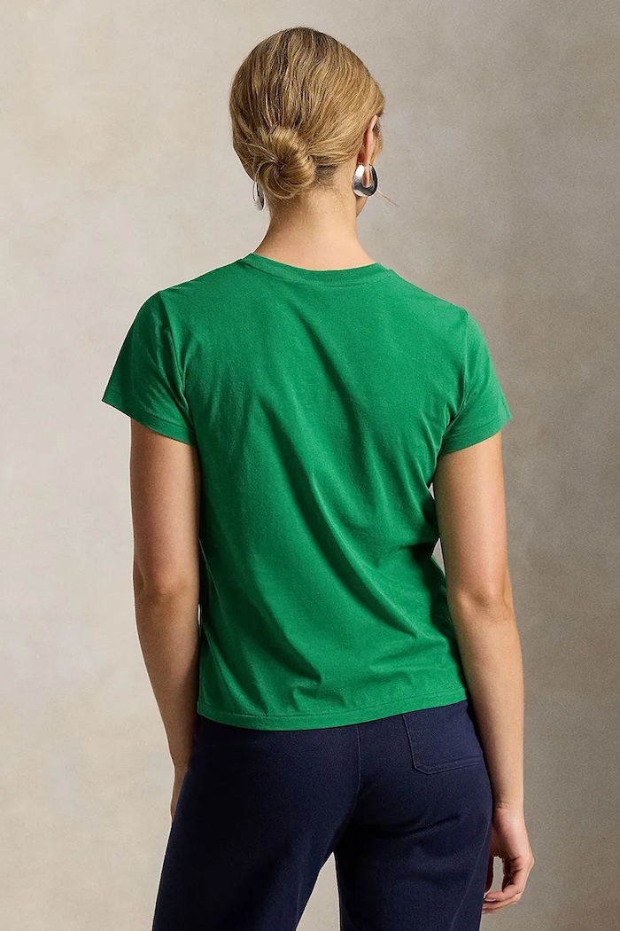 Polo Ralph Lauren tricou bumbac femei 211B14605 verde SS26
