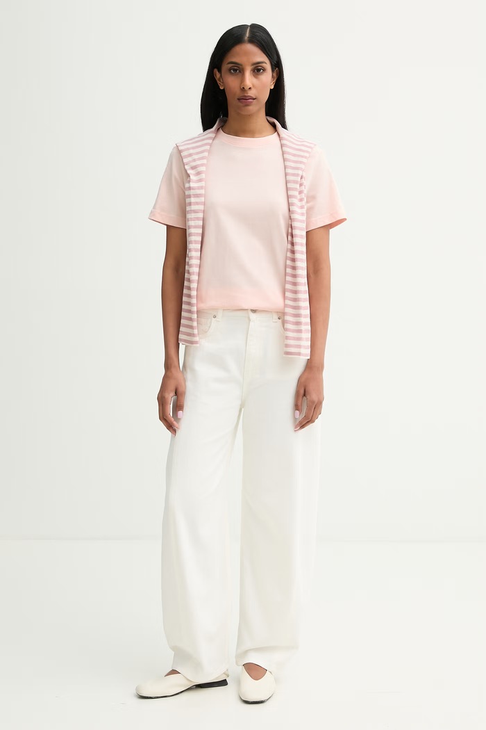 Calvin Klein tricou pentru femei, din bumbac LV147C857G roz SS26