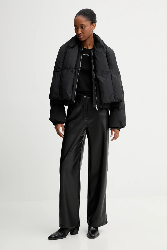 Calvin Klein tričko dámské bavlněné LV147C857G černá SS26