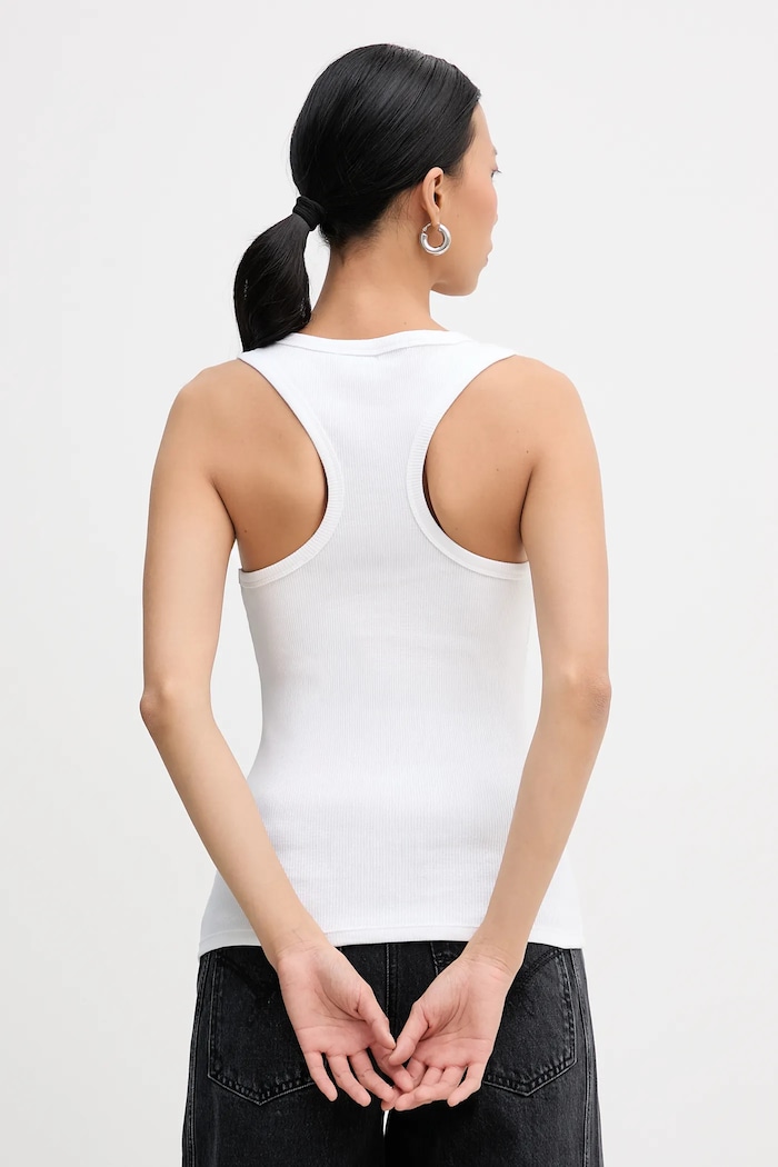 Oblečení Top Karl Lagerfeld B1W17015 bílá