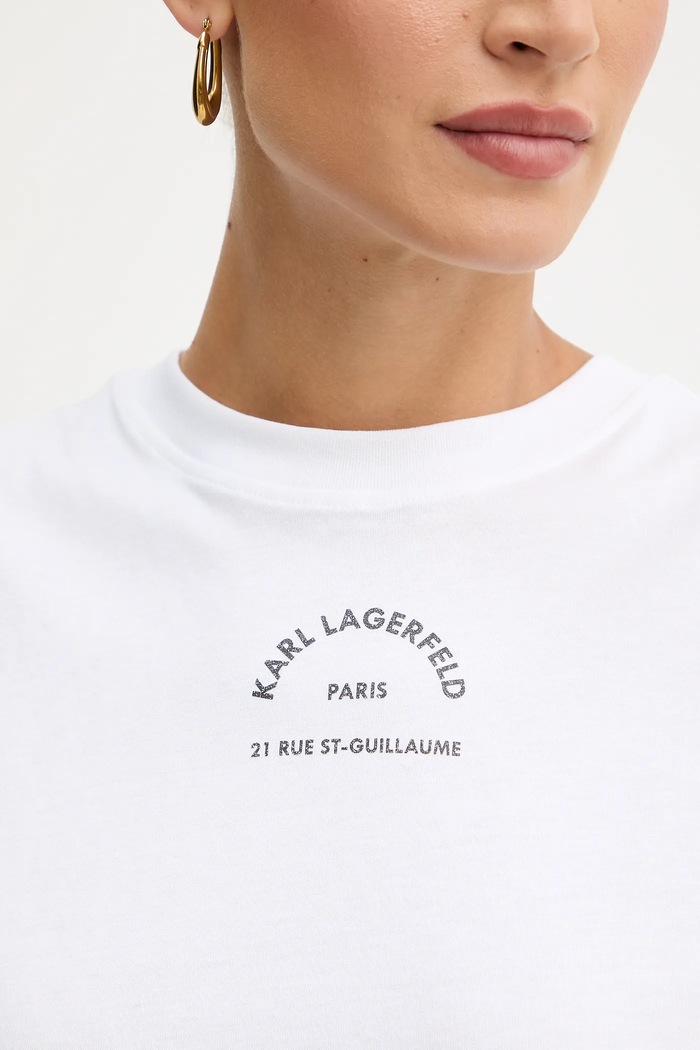Karl Lagerfeld pamut póló B1W17032