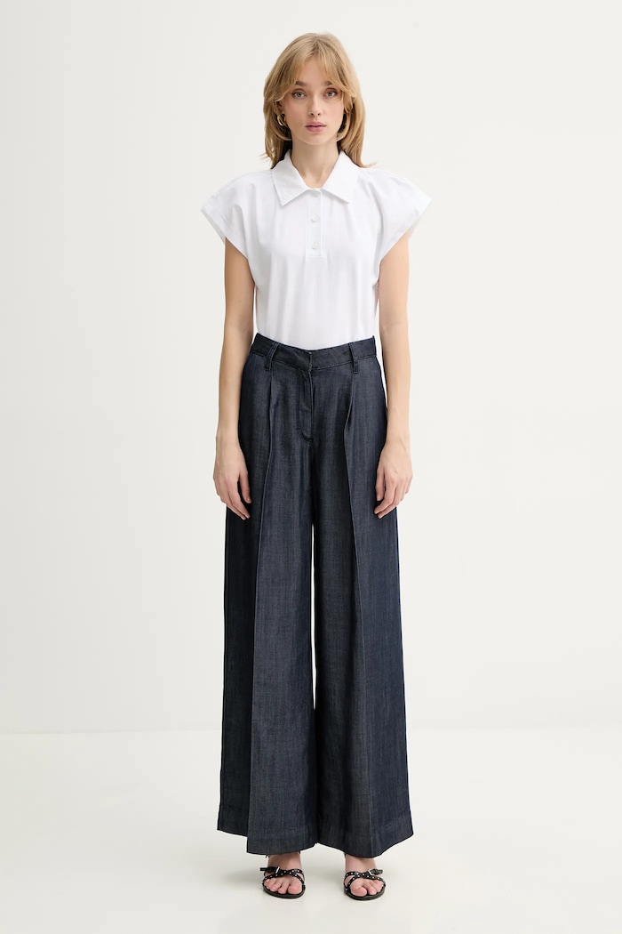 MSGM poló 4041MDM145D.267002 fehér SS26