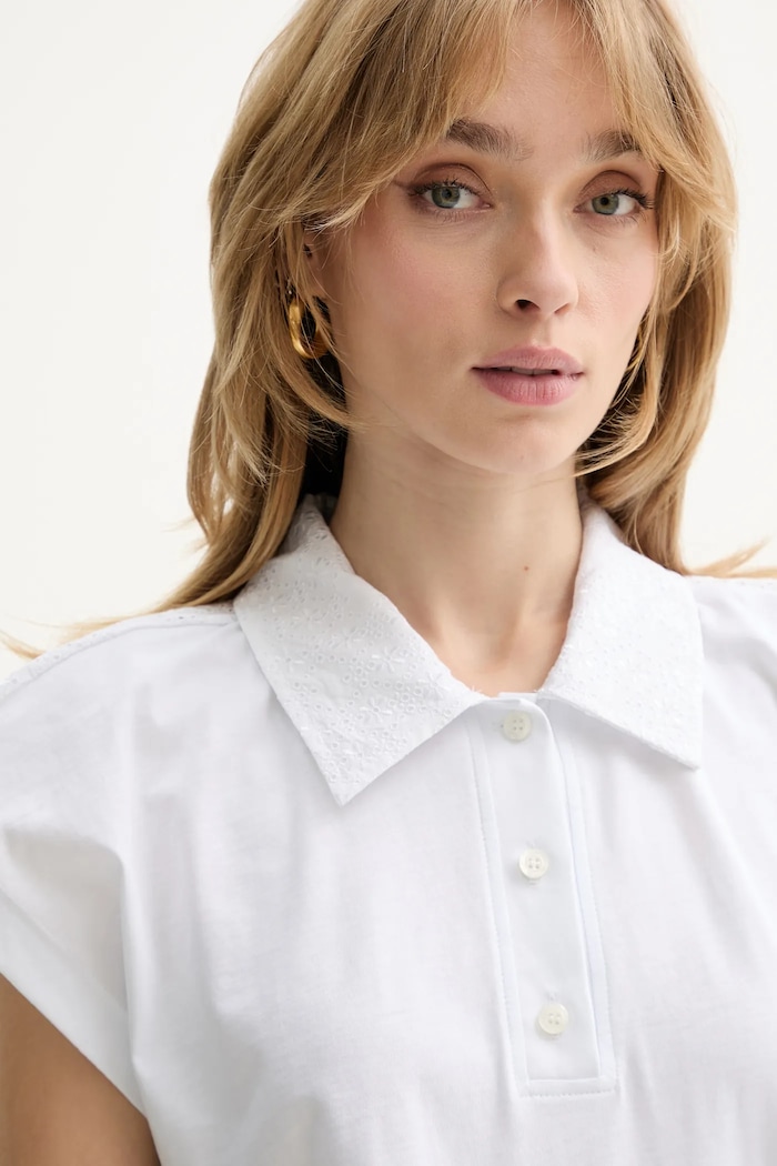 MSGM poló fehér 4041MDM145D.267002