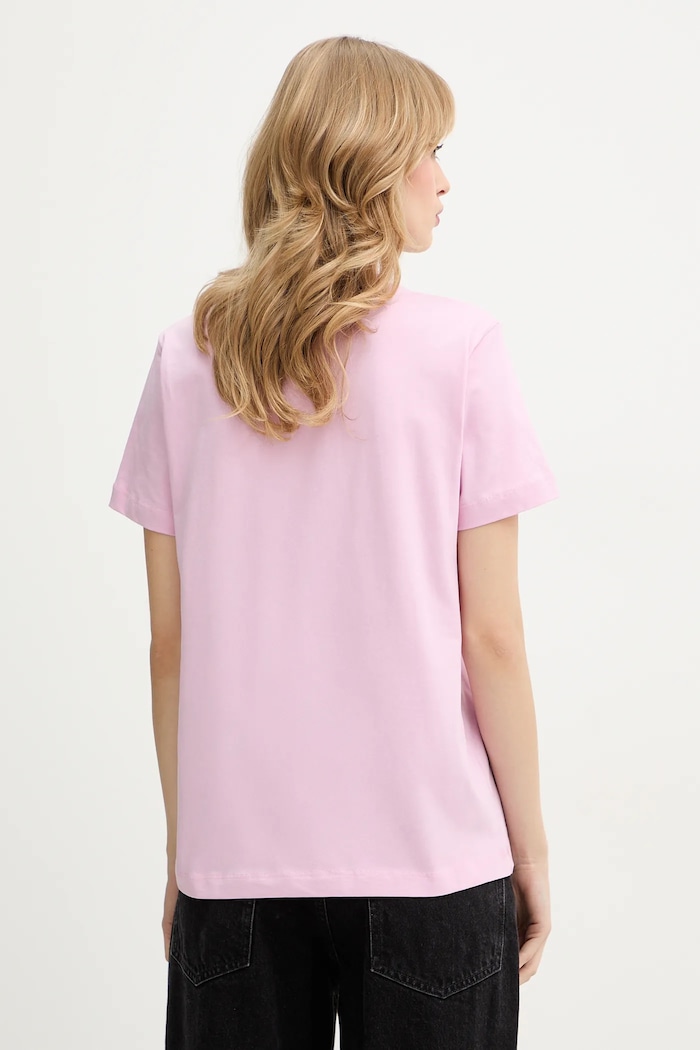 Одежда Хлопковая футболка MSGM 4041MDM500.267002 розовый