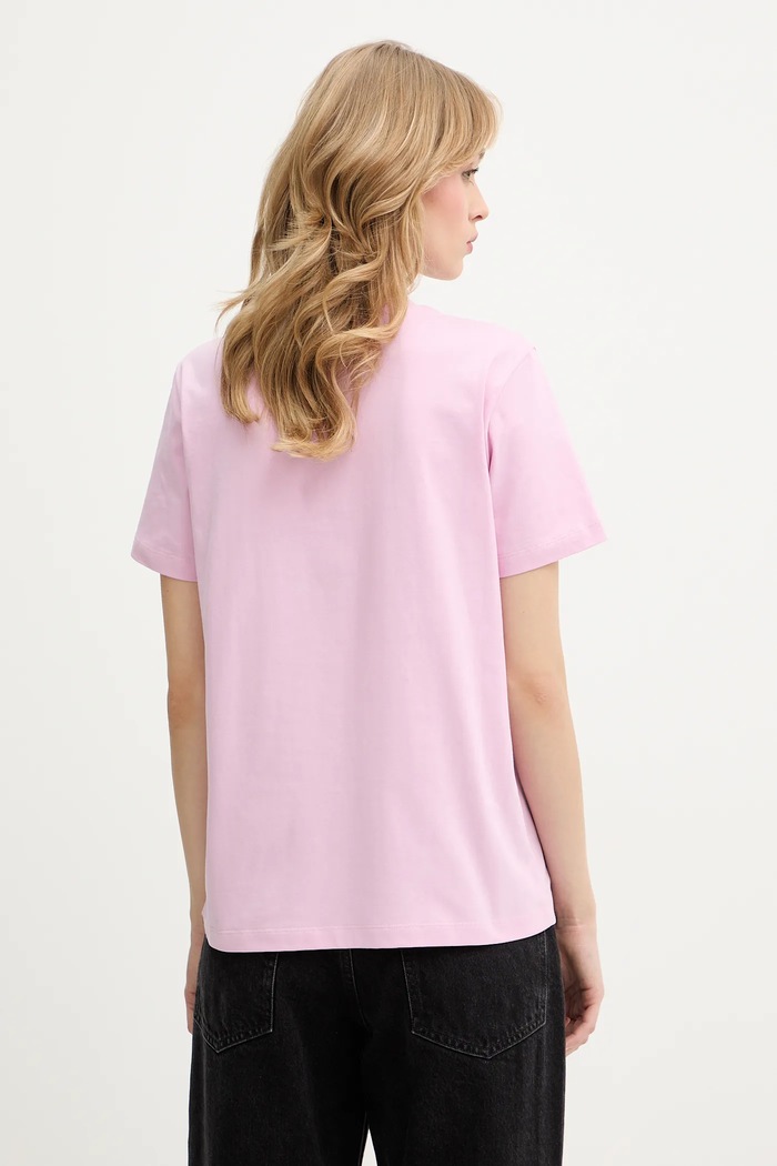 Одяг Бавовняна футболка MSGM 4041MDM510.267002 рожевий