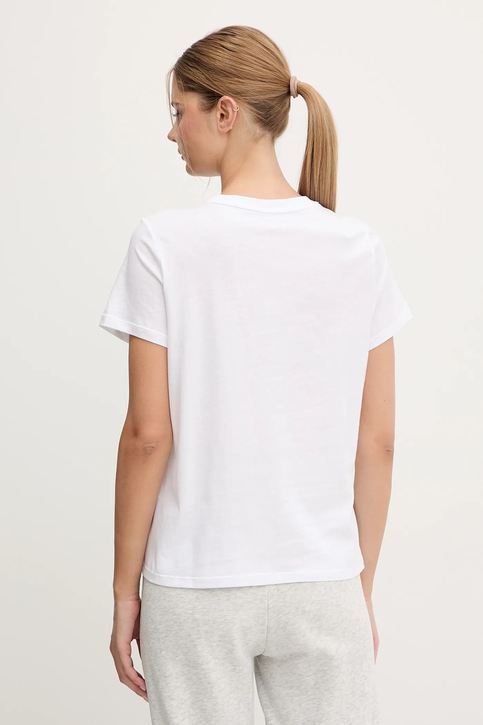 Oblečenie Bavlnené tričko Dkny DP6T1533 biela