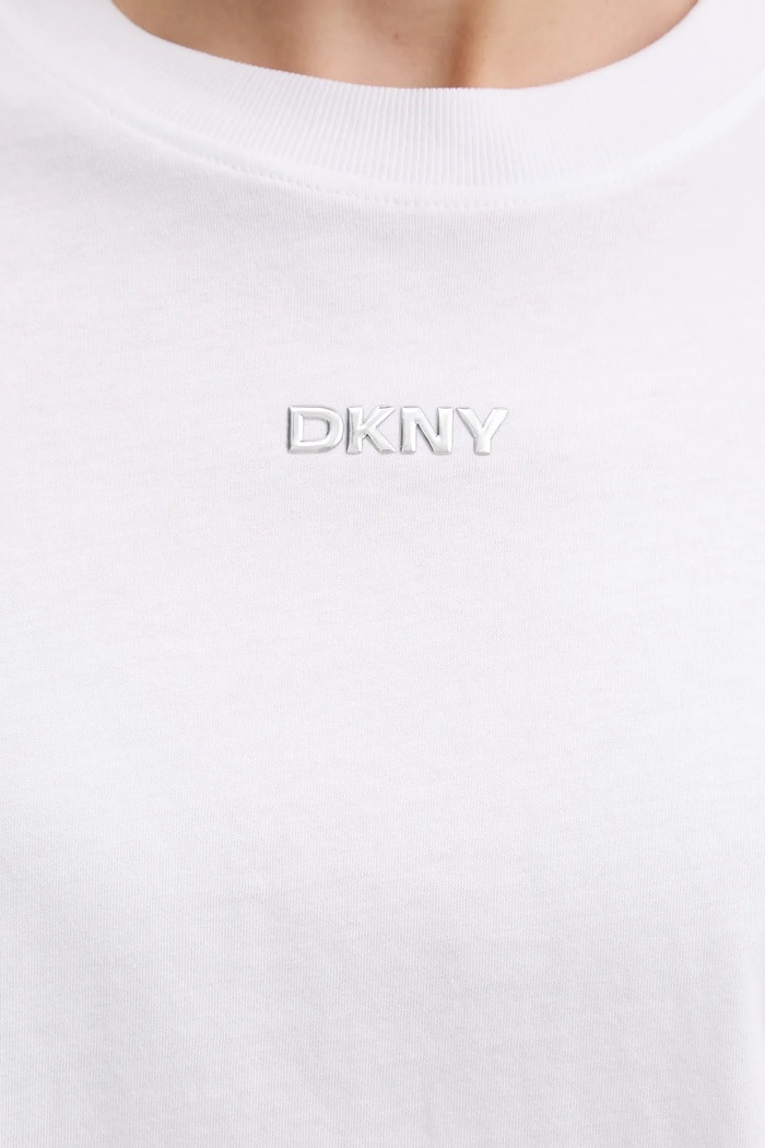 DKNY тениска дамска от памук DP6T1662 бял