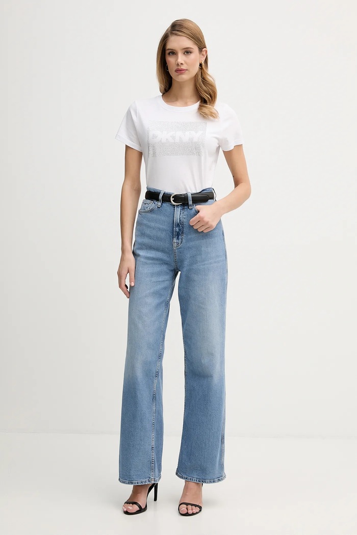 Тениска Dkny DJ6T1701 бял SS26