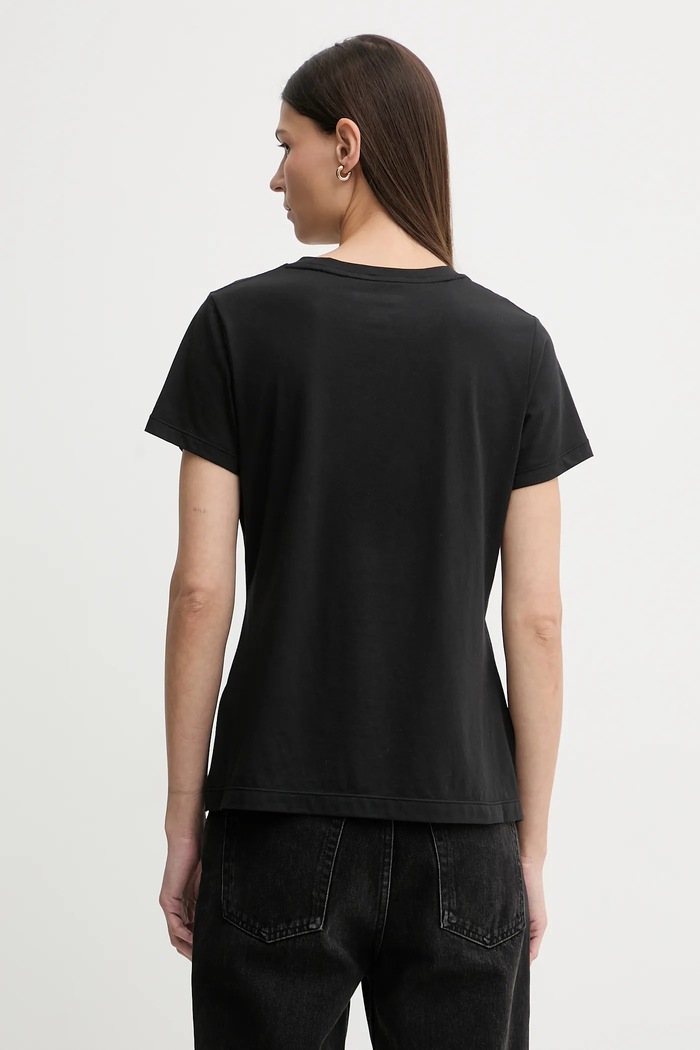 Дрехи Тениска Dkny DJ6T1701 черен
