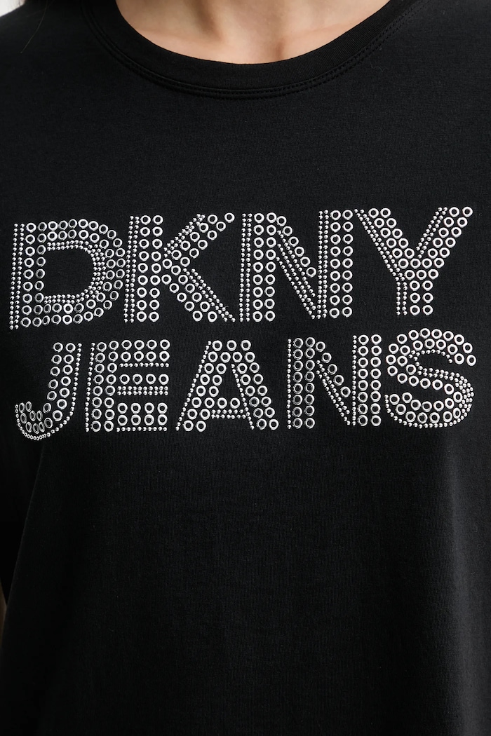 Тениска Dkny DJ6T1692 черен
