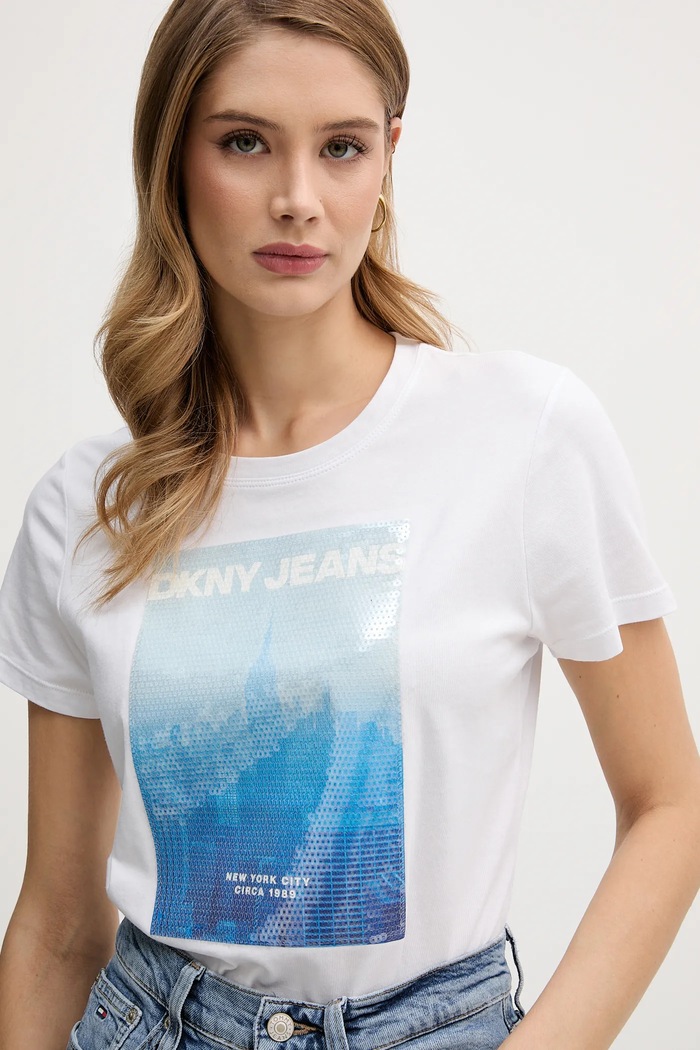 Тениска Dkny бял DJ6T1693