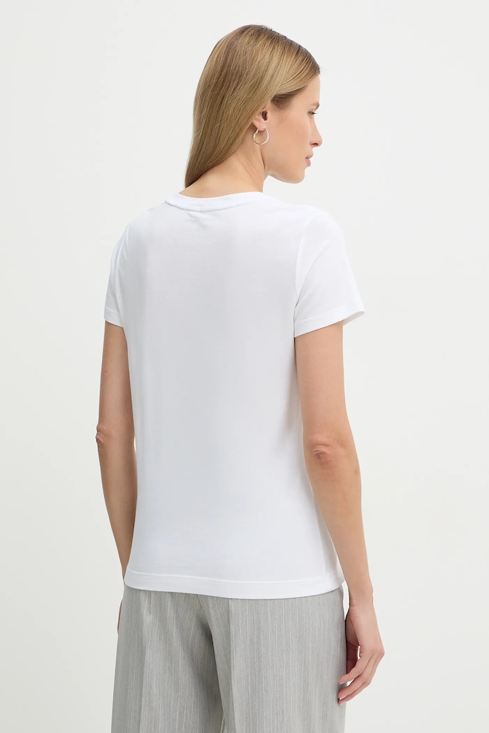 Ρούχα Μπλουζάκι Dkny DJ6T1696 λευκό