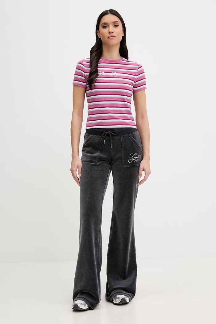 Μπλουζάκι Guess Originals W6RI41.J1314 ροζ SS26