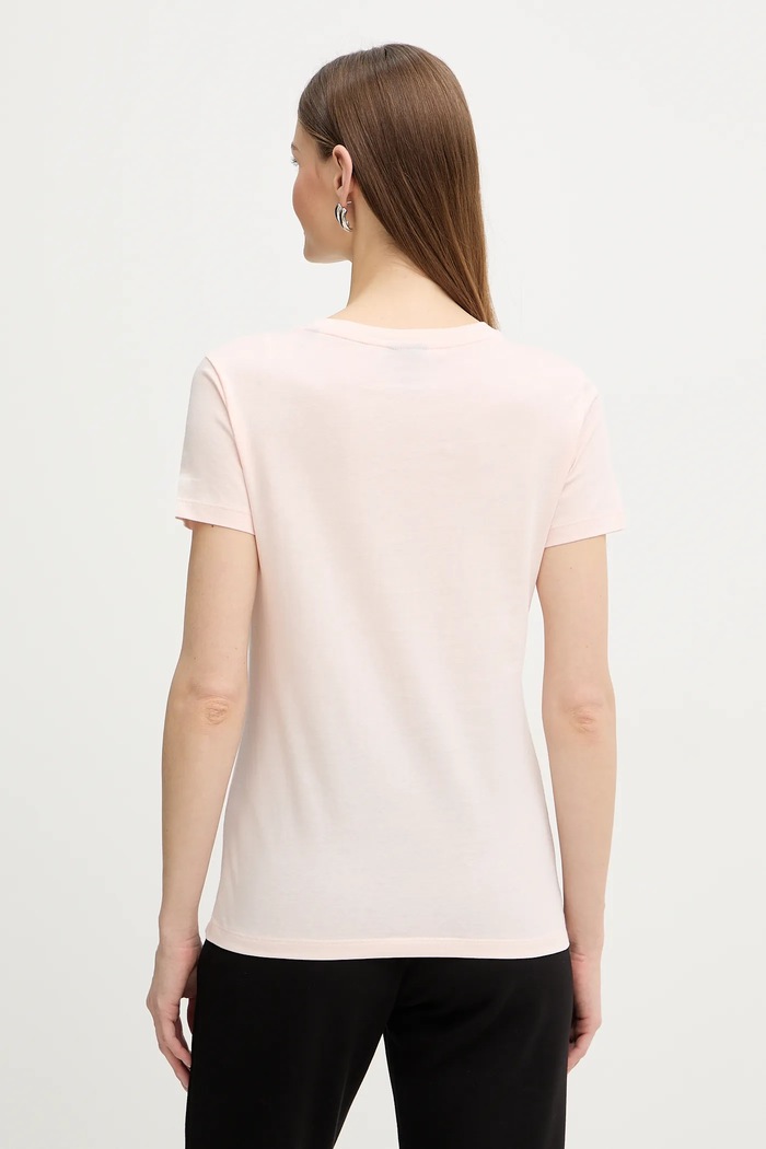 Oblečenie Armani Exchange basic tričko dámske XW000839.AF10356. ružová