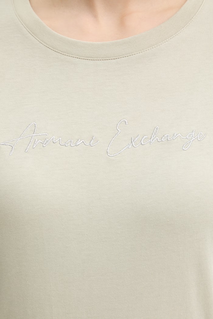 Armani Exchange basic tričko dámske XW000839.AF10356. zelená