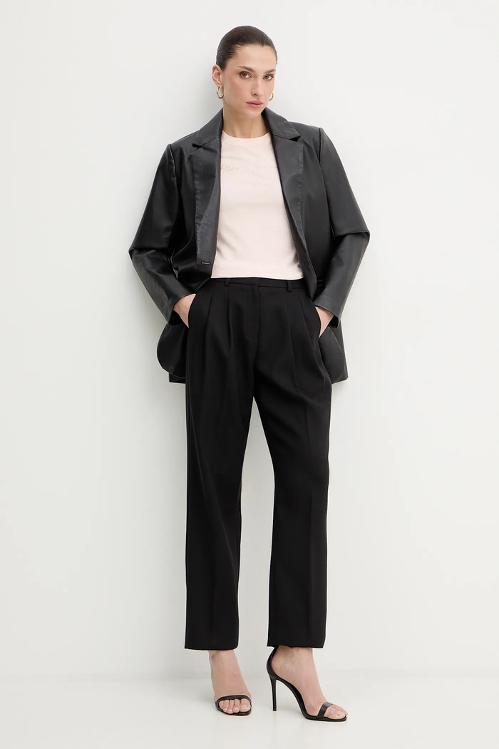 Armani Exchange tričko dámske bavlnené XW001457.AF10356 ružová SS26