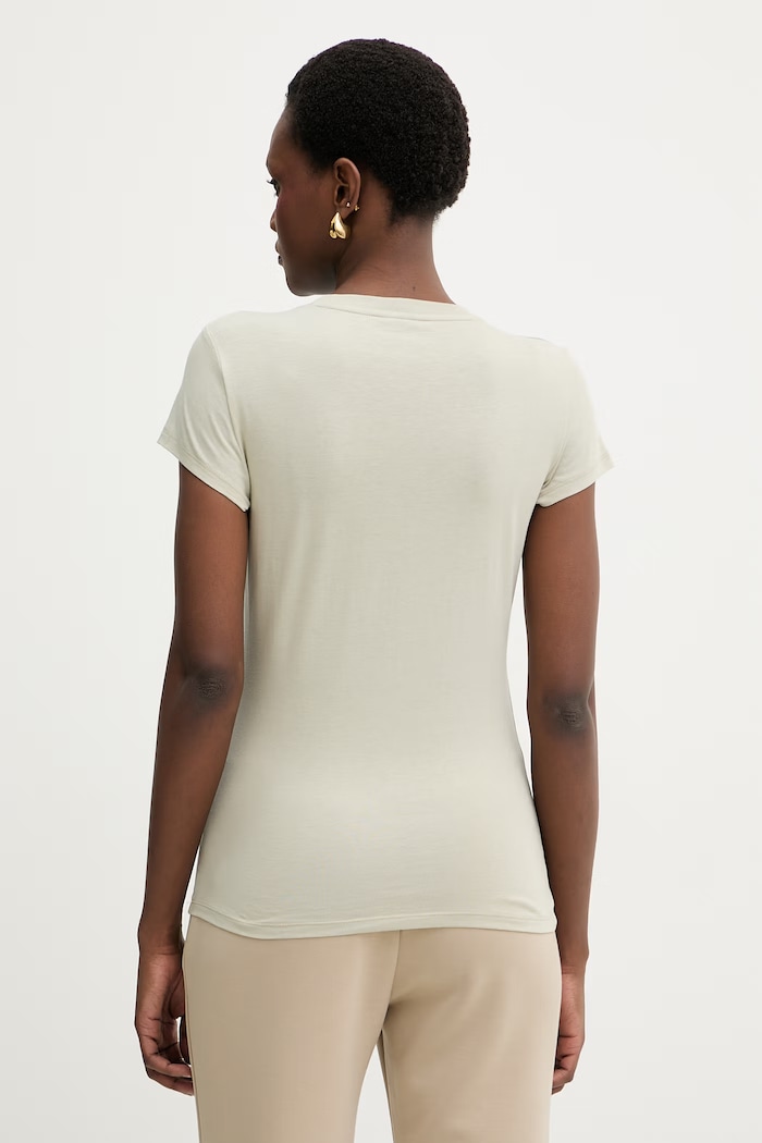 Ruházat Armani Exchange t-shirt női pamut XW001457.AF10356 zöld