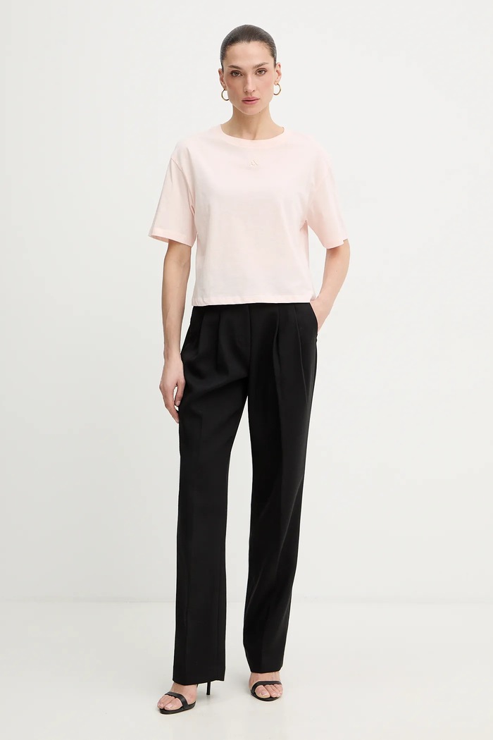 Pamučna majica Armani Exchange XW001836.AF10356 roza SS26