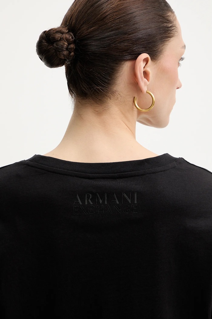 Pamučna majica Armani Exchange XW001836.AF10356 crna