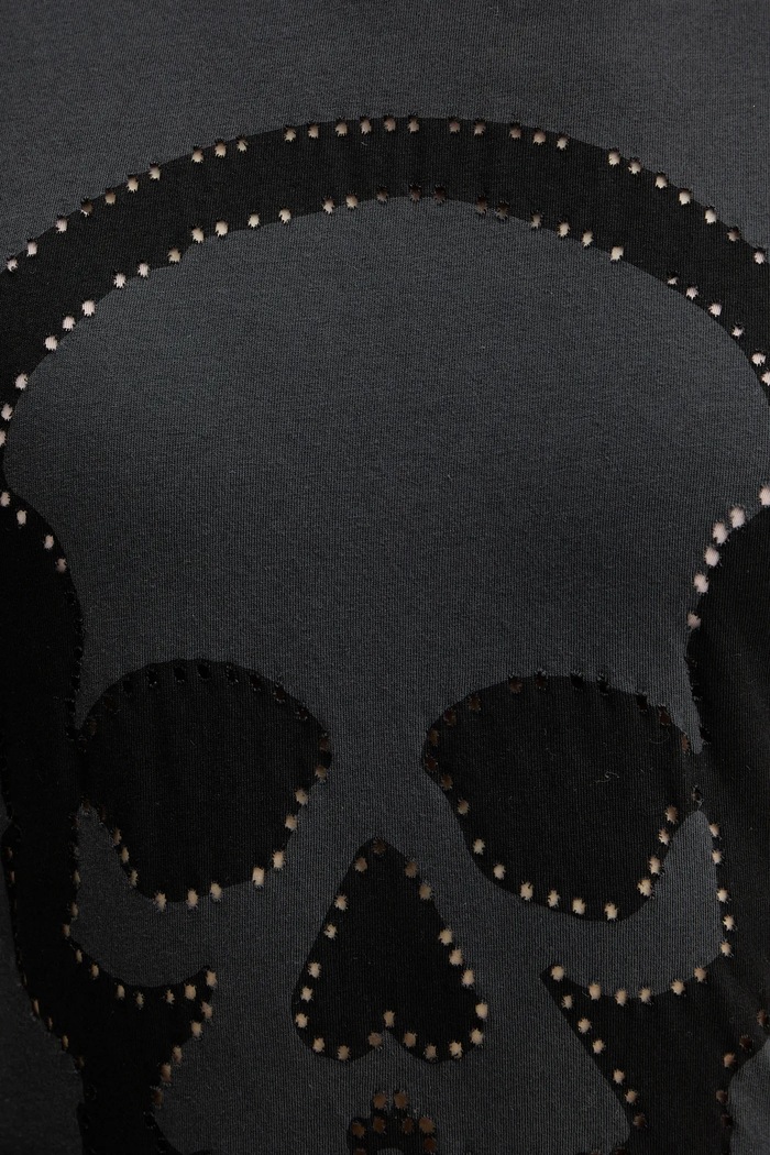 Βαμβακερό τοπ ZADIG&VOLTAIRE JWTT01290 γκρί