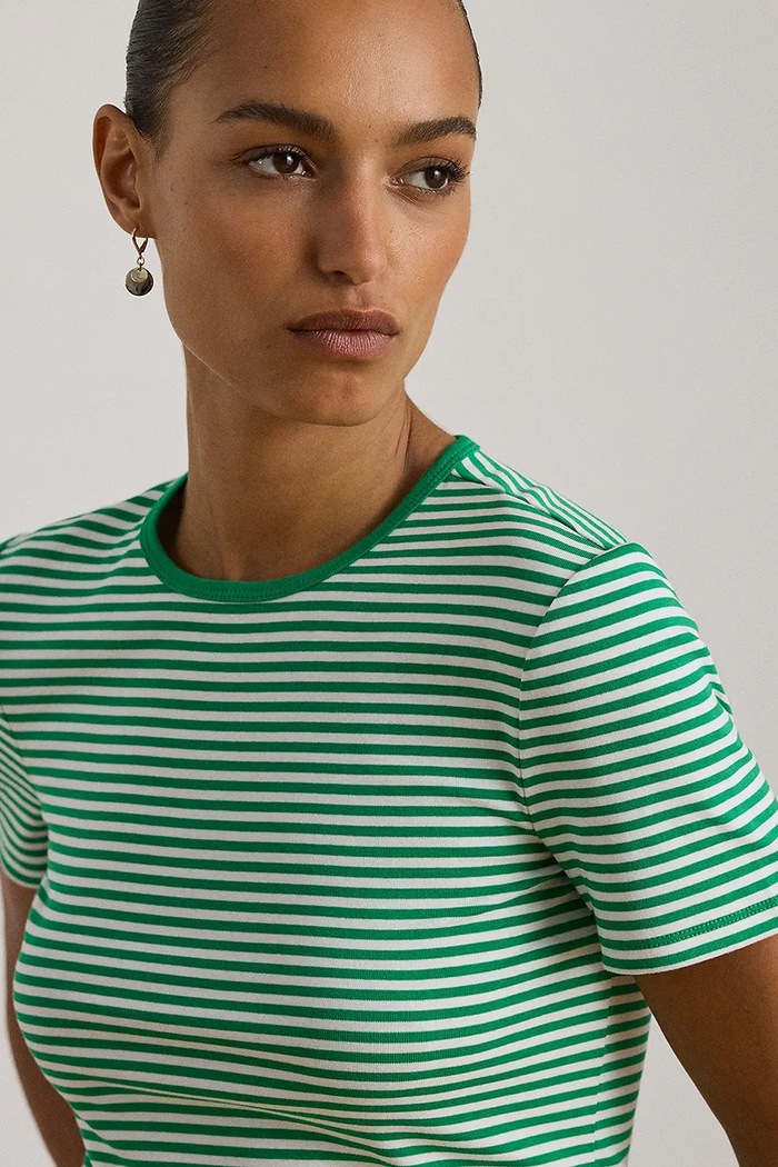 Tričko Lauren Ralph Lauren zelená 200P03721