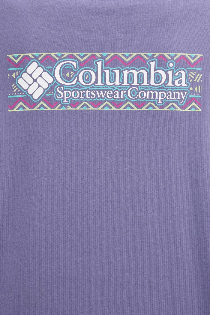 Памучна тениска Columbia CSC 2154961 виолетов