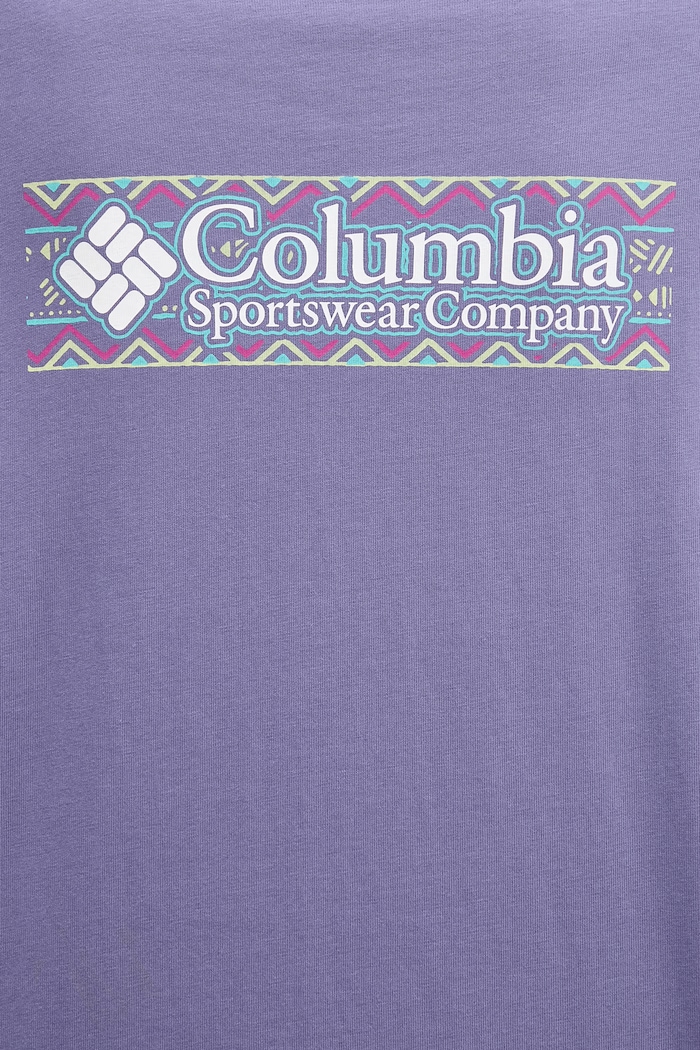 Памучна тениска Columbia CSC 2154961 виолетов