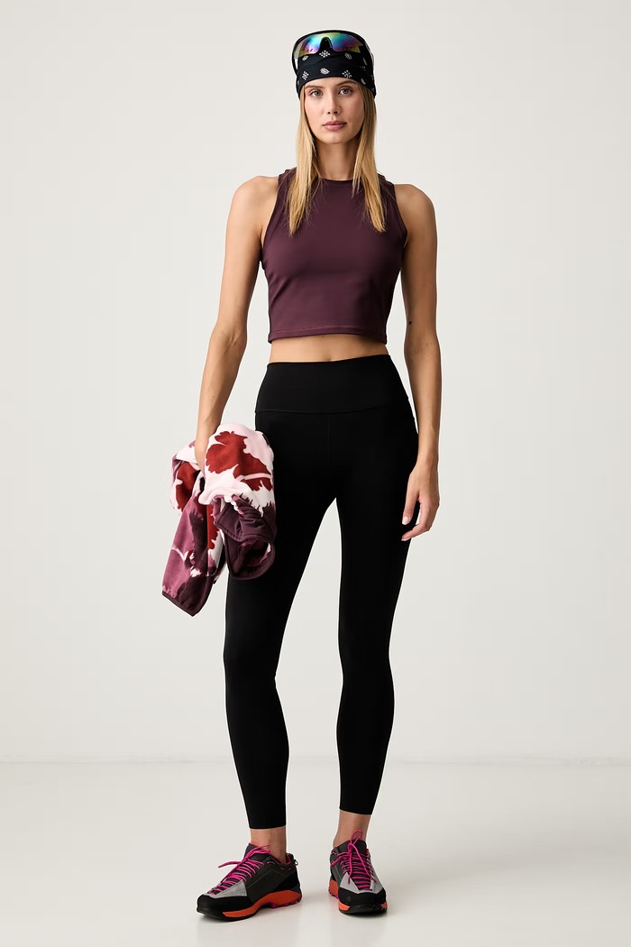 Columbia crop top damski Loneridge 2155721 fioletowy SS26