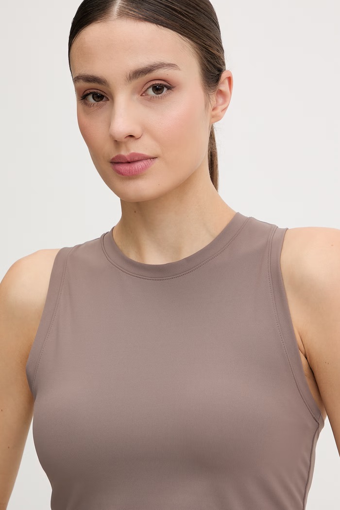Columbia crop top dámsky Loneridge hnedá 2155721