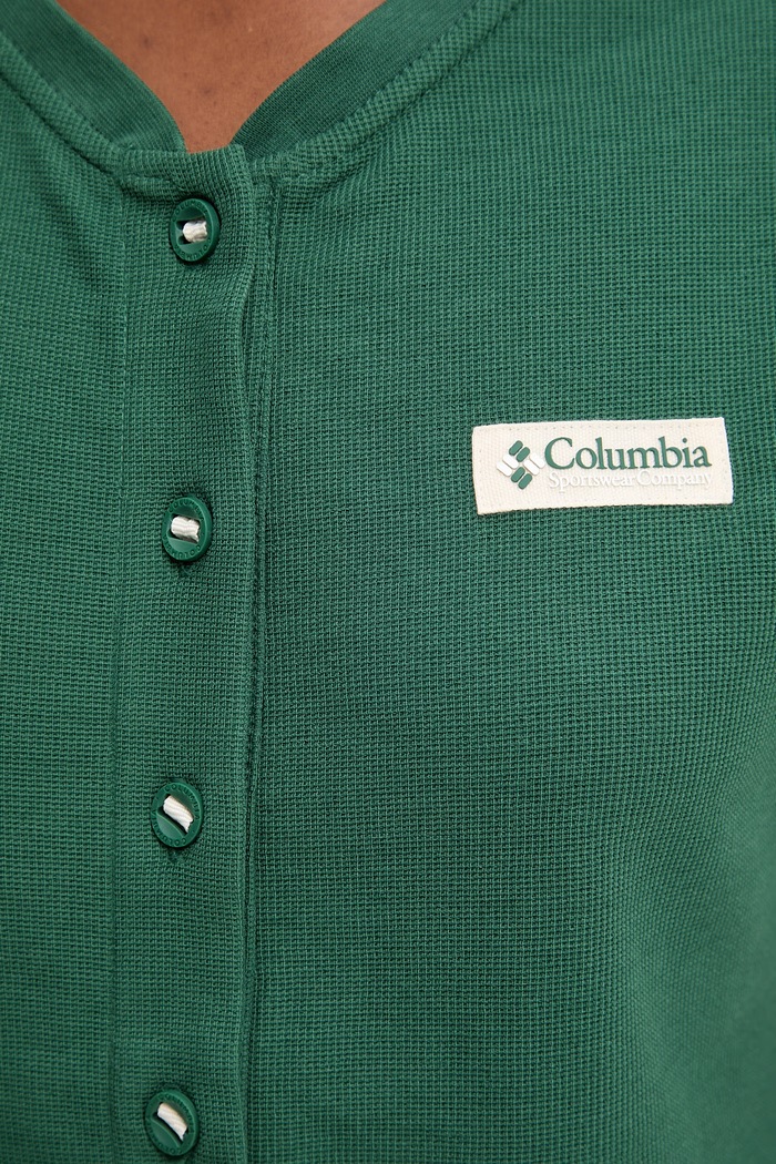 Columbia Acker Rock tričko s bavlnou dámske zelená 2157051