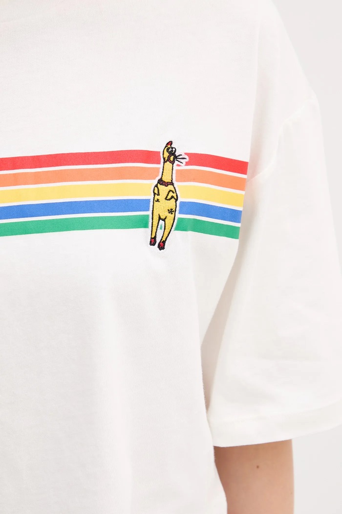 Bavlnené tričko United Colors of Benetton x Stranger Things 3BL0D10BC biela