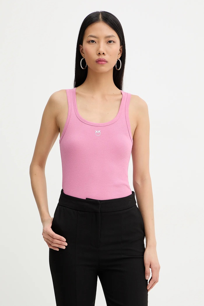 Pinko top elasztánnal rózsaszín 100807.A338