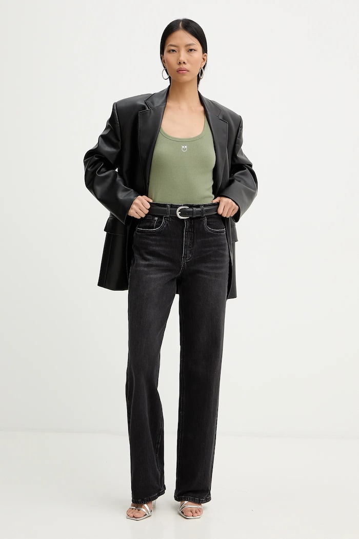 Pinko top 100807.A338 zöld SS26