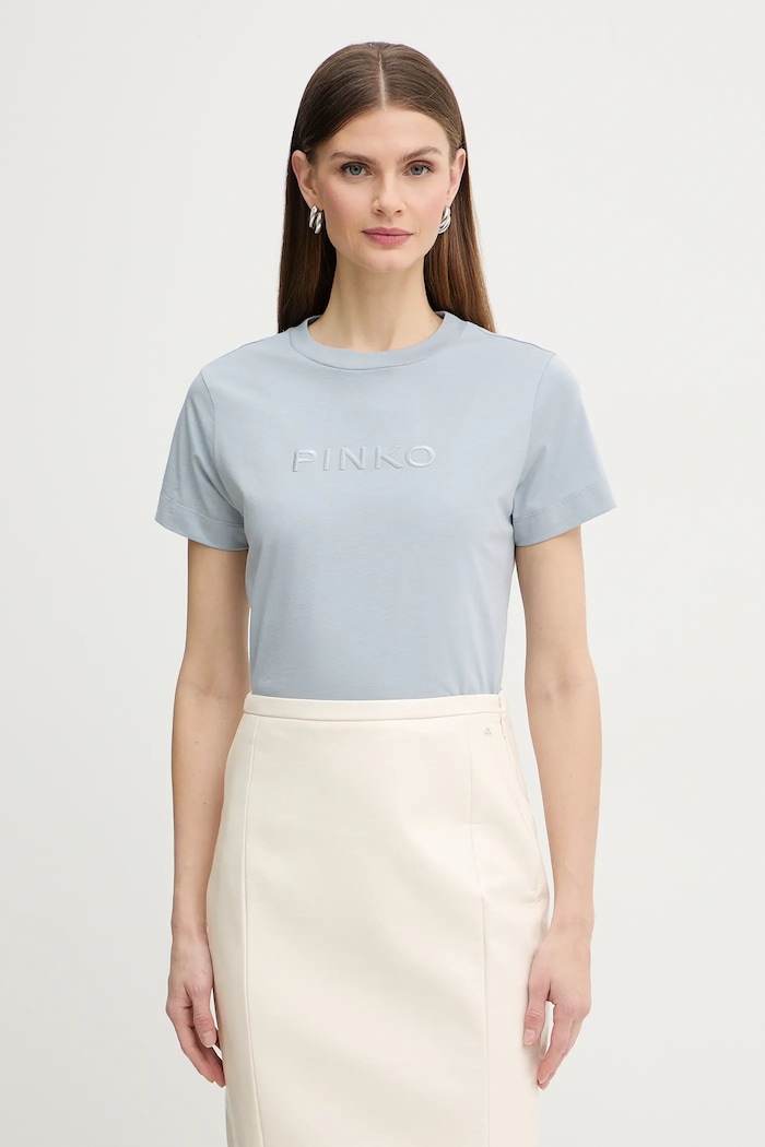 Pinko pamut póló pamut kék 101752.A339