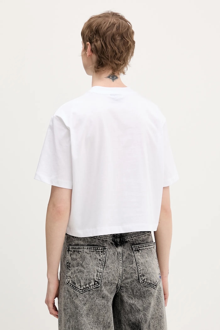Odjeća Pamučna majica Karl Lagerfeld Jeans B1W17054 bijela