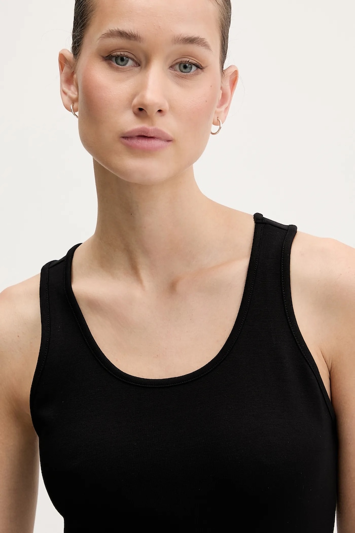 Karl Lagerfeld Jeans top fekete B1W17048