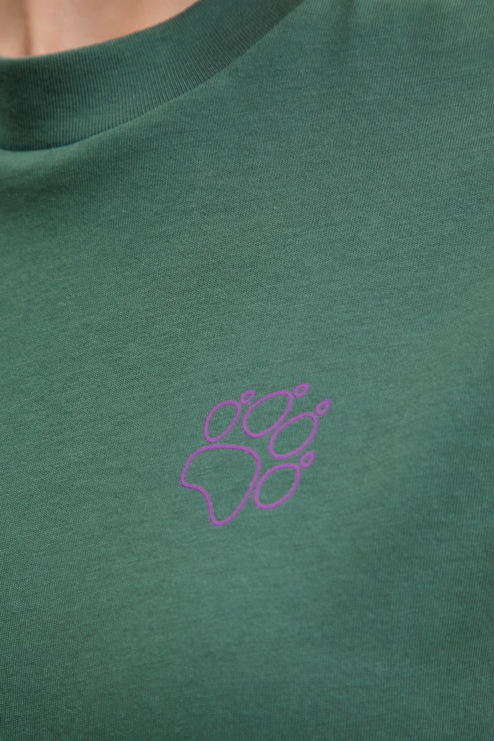 Jack Wolfskin tricou pentru femei, din bumbac Curious A65755 verde